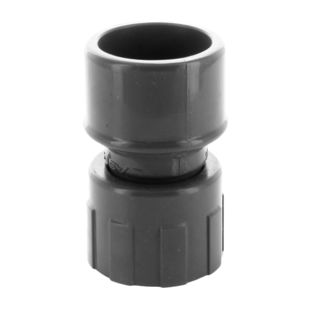 Coup Nut Adapter 1" Slip x 1-1/4" Spigot — PVC, 150 PSI