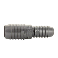 Packaged/group view of the PVC insert reducing coupling displaying the product shape, barbed fittings, and typical finish of the molding.