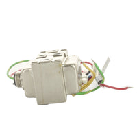 Detail of wiring leads and terminal connections on Weathermatic 170-085SA transformer with corrosion-resistant stainless housing and durable insulation.