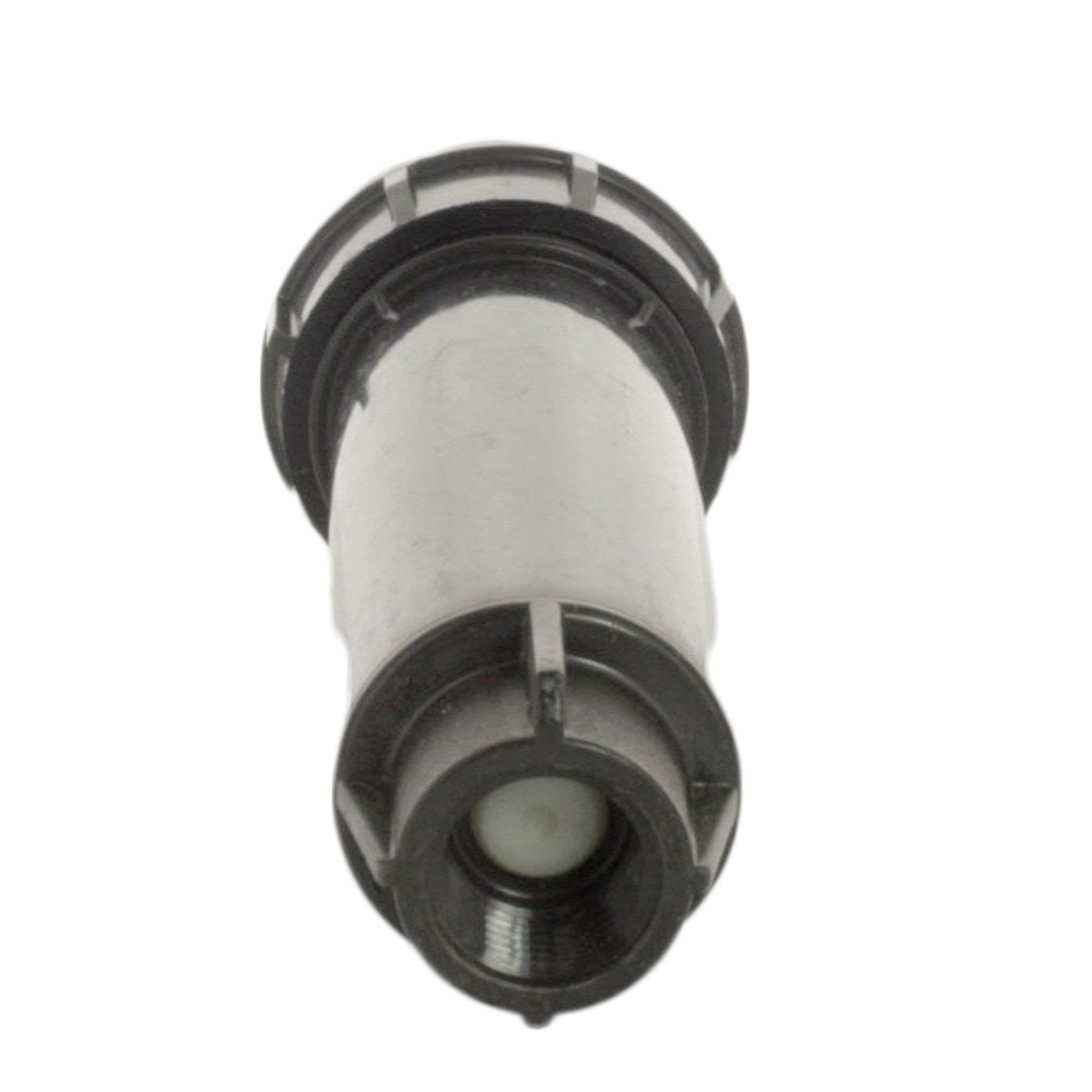 Rain Bird 1804-SAM-P45 disassembled view showing removable top components, stainless-steel spring and serviceable construction for easy maintenance in the field.