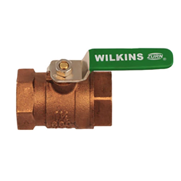 Wilkins 2-850TXL 2" Full-Port Bronze Ball Valve, Tapped