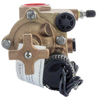 Installed view of Toro 220-26-04 in valve box, showing compact footprint and robust brass construction for irrigation systems.