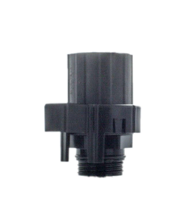 Front view of Rain Bird 236239 E‑Z Bleed solenoid assembly showing coil, adapter, plunger, spring and O‑ring ready for valve replacement (close-up).