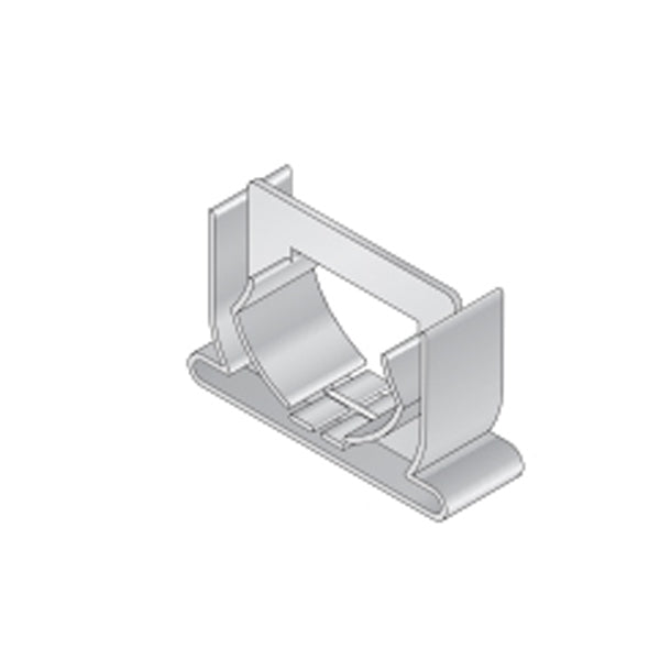 Top and side view of NDS 248 Spee-D channel coupling in gray PVC, showing internal connection profile and fit.