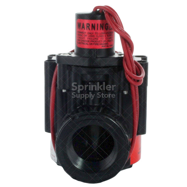 Close-up of Toro 260-06-04 solenoid and bonnet showing glass-filled Zytel bonnet, electrical connector, and valve top view.