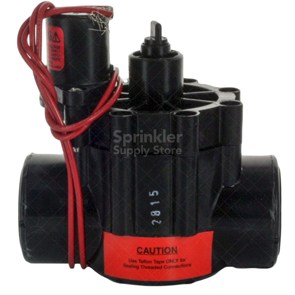 Underside and inlet view of Toro 260-06-04 1-inch valve showing 1-inch female pipe threads and diaphragm housing.