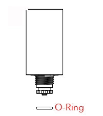 Close-up product photo of Hunter 262600 O-ring for solenoid plunger assembly; circular black replacement seal shown on white background, front view.