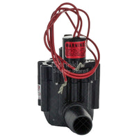 Angled close-up of Toro 264-16-04 valve highlighting the glass-filled nylon body, diaphragm housing, and solenoid assembly.