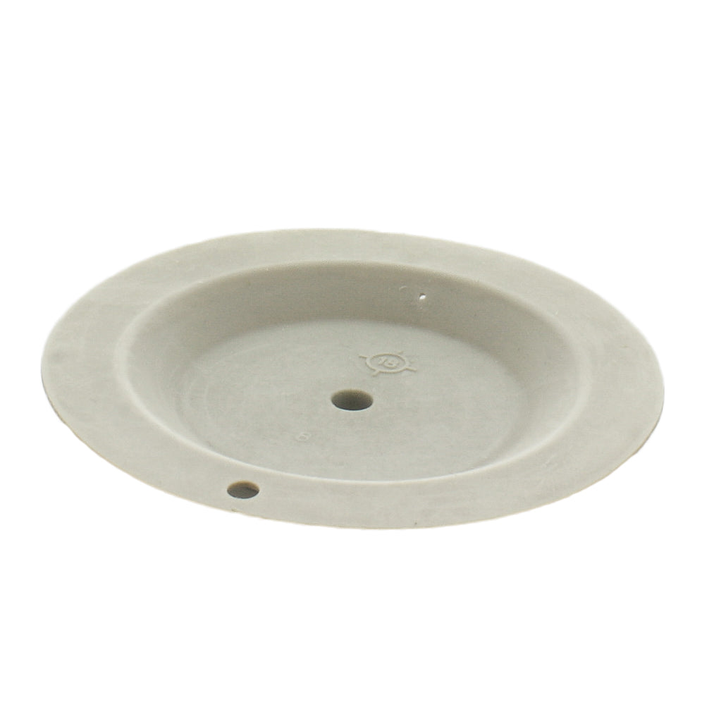 Close-up of Weathermatic 30-203DMSA diaphragm edge and mounting holes, shows 3 11/16" diameter fit for 8200CR-15D valve.