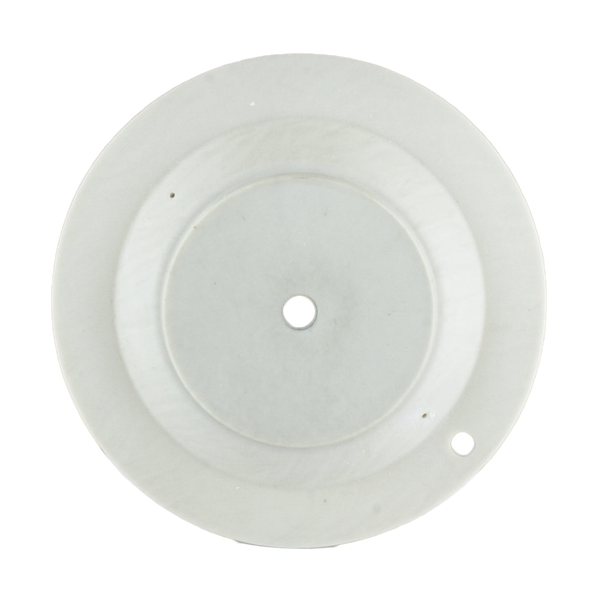 Weathermatic diaphragm part 30-203DMSA photographed from angle to show contour and OEM-fit design for Bronze Bullet valves.