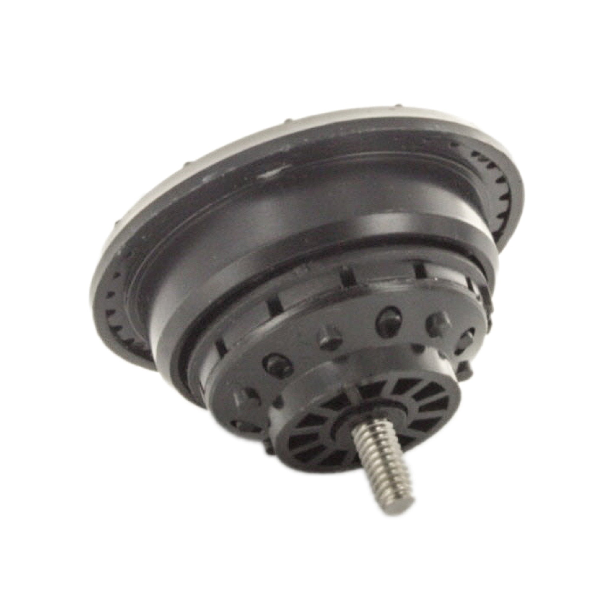 Side profile of the Toro Omni high-pop nozzle showing pop-up height relation and durable nozzle cover with visible filter screen.
