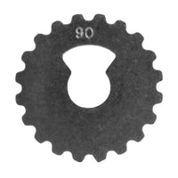 Close-up of Toro 304-00 90-degree arc disc replacement for 300/340 series rotors, stainless-steel construction, snap-in installation, SKU 304-00.