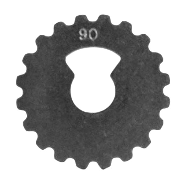 Close-up of Toro 304-00 90-degree arc disc replacement for 300/340 series rotors, stainless-steel construction, snap-in installation, SKU 304-00.