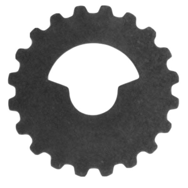 Close-up of Toro 307-00 157° arc rotor disc nozzle, showing molded part number and spray ports; OEM replacement for Toro 340 series rotors.
