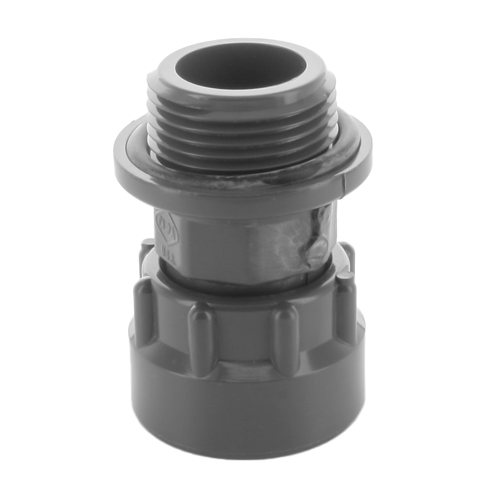 1" Swivel Adapter with O-Ring — Slip x MIPT (PVC)