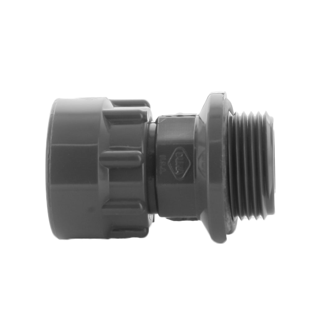 1" Swivel Adapter with O-Ring — Slip x MIPT (PVC)