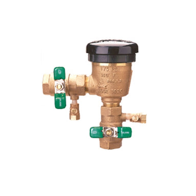 Wilkins 34-420XL 3/4-inch pressure vacuum breaker assembly, cast bronze body, FNPT threads, integral freeze-relief poppet.