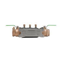 Wilkins 350XL 2-inch double check backflow preventer with FNPT x FNPT connections; lead-free model shown on white background.