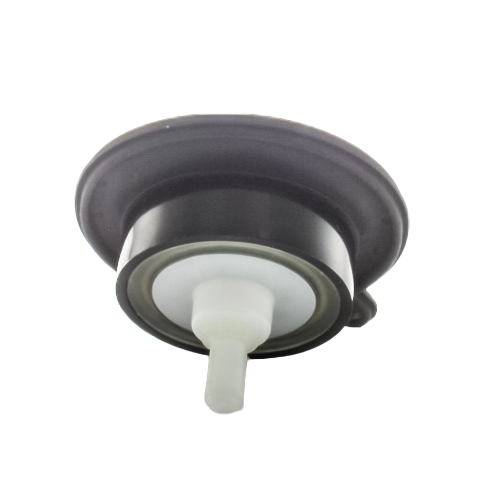 Side view of Hunter 414100SP diaphragm assembly illustrating the profile of the diaphragm and support plate used in PGV-151 valves.