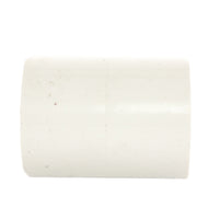Packaged 1-1/4" PVC Schedule 40 slip coupling (part 429-012) on plain background for size and fit reference.