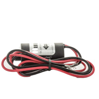 Detail view of threaded solenoid body and captive plunger on Hunter 458200 DC-latching solenoid, ready for direct replacement on valves.