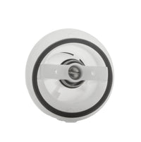 Conbraco 4V-500-03 repair kit components on white background, showing cap, float, O-rings, screws and small hardware for inspection.