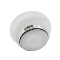 Top-down view of Conbraco 4V-500-03 cap and screw assembly with freeze plug and small hardware arranged for clarity.