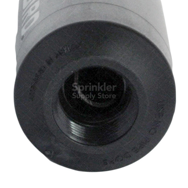 Top and body view of Rain Bird 5004PLFCS 4 in. rotor, showing SAM check valve housing and reinforced flow path features.