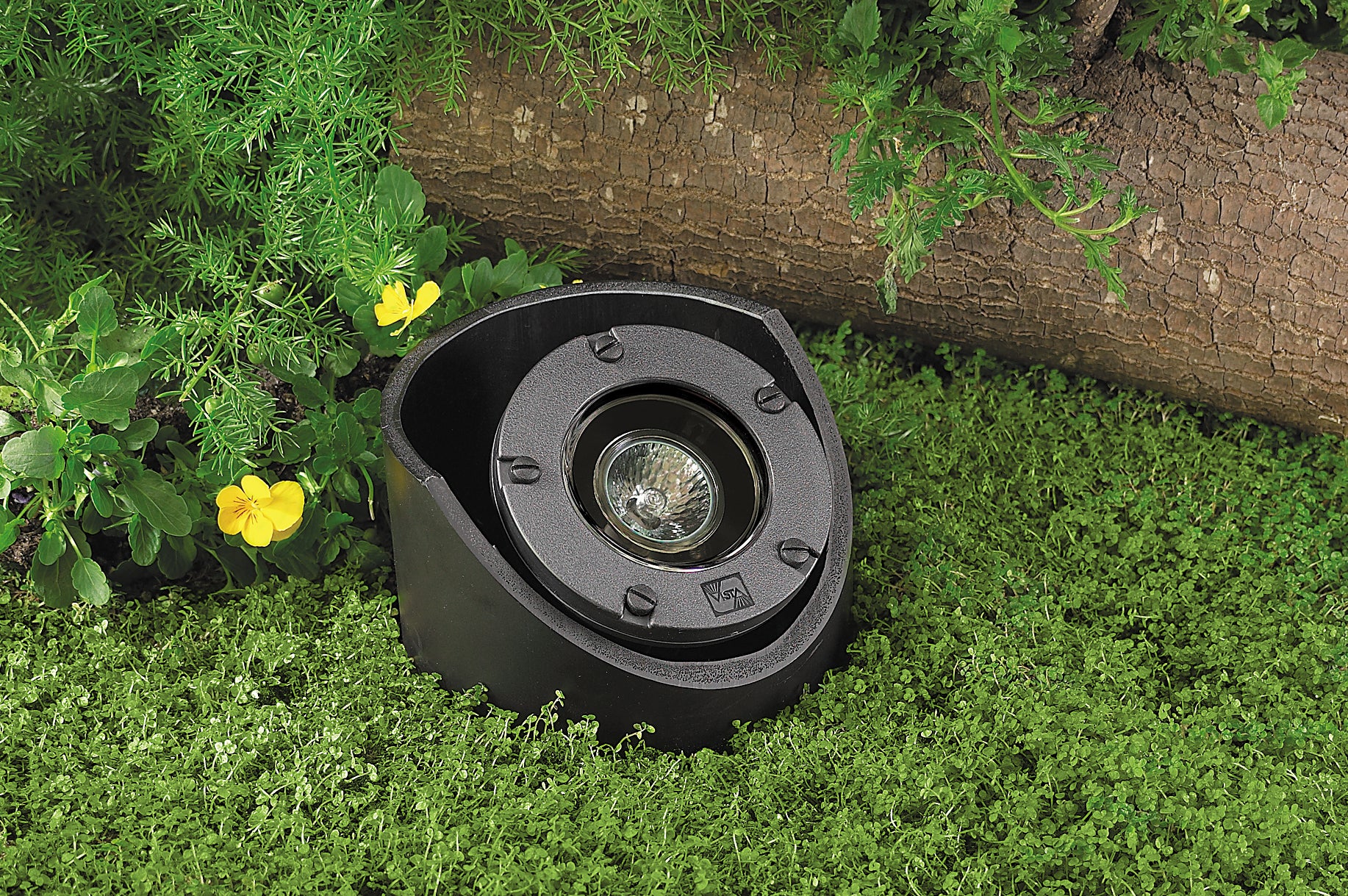 Vista GW-5282-B-NL In-Ground Well Light Housing Black (No Lamp)