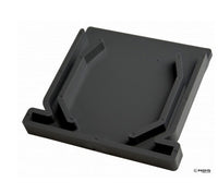 Front view of gray NDS Mini Channel 3-inch end cap (Model 547), PVC construction showing profile and open inlet connection.