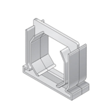 Side and angled view of NDS 548 Mini Channel Coupling, 3-inch gray PVC piece highlighting length, joining interface, and textured exterior.
