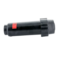 Toro 644-02-40 rotor on white background, showing exposed head and rubber cap; suitable for athletic fields and commercial sites.