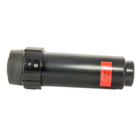 Close-up of the #42 nozzle and stainless-steel nozzle encasement on Toro 640 rotor model 644-02-42 showing nozzle detail