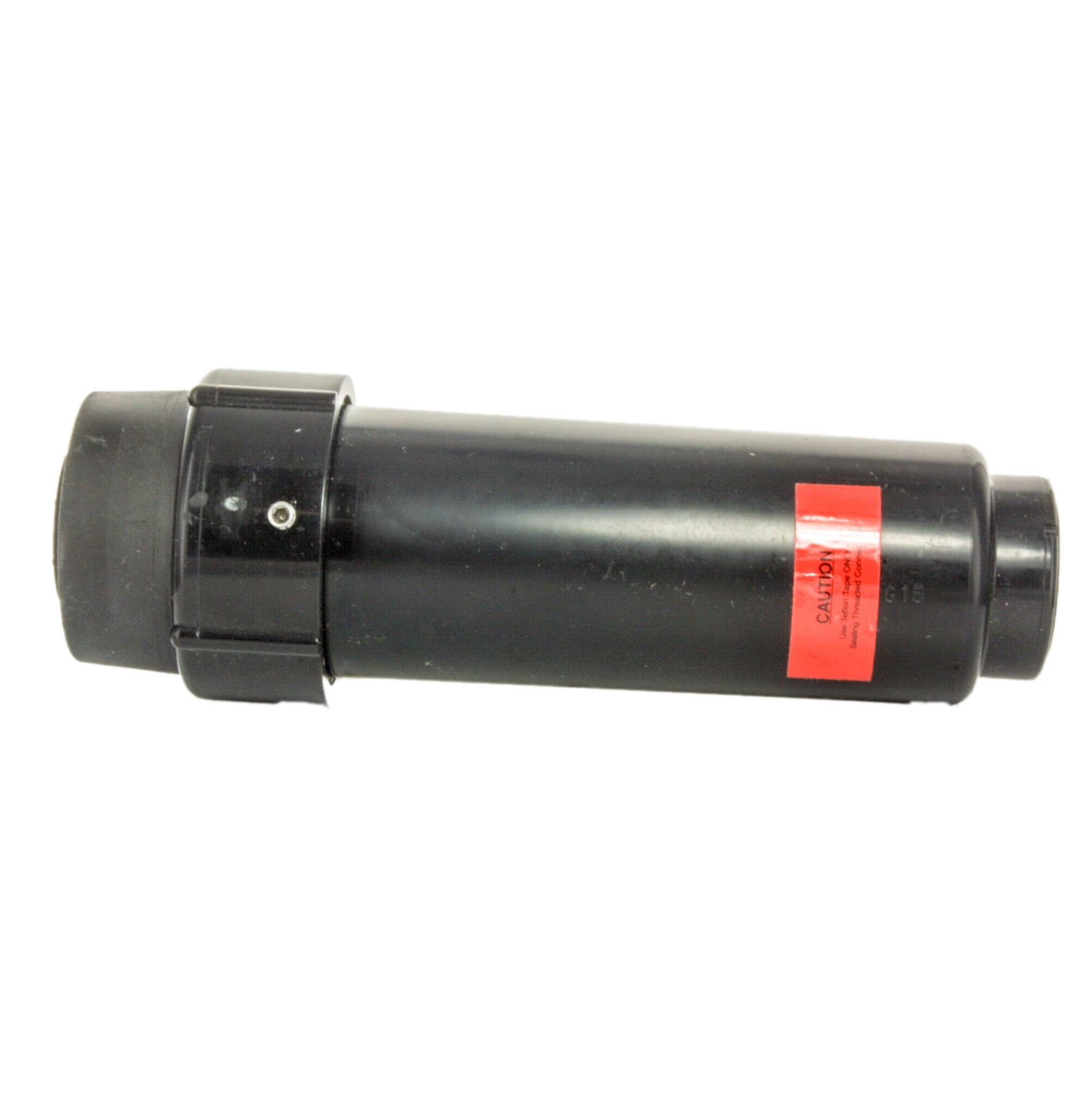 Close-up of the #42 nozzle and stainless-steel nozzle encasement on Toro 640 rotor model 644-02-42 showing nozzle detail
