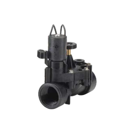 Irritrol 700-1 UltraFlow 1-inch electric globe irrigation valve, glass-reinforced nylon body with 24VAC solenoid and flow control
