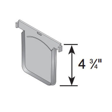 Angled close-up of NDS 812 5 in. Pro Series PVC end cap (light gray) highlighting solvent-weld lip and outlet.