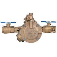 FEBCO 825Y 2-inch Y-pattern reduced pressure backflow assembly, bronze body with quarter-turn ball valves and test cocks.