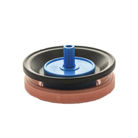Angled product shot of the 1.5-inch Toro diaphragm kit highlighting the diaphragm assembly edge, reinforcing support, and overall part profile.