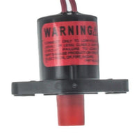 Front view of Toro 89-0878 24V replacement solenoid assembly showing coil housing, connector and plunger components on white background (clear view).