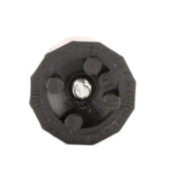 Top-down view of Toro MPR Plus 89-1500 pressure-compensating nozzle, highlighting the orange specialty pattern and filter screen placement.