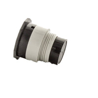 Side angle of Toro SB-90-PC2 bubbler nozzle highlighting green base, black top and 2' radius profile for shrub and groundcover irrigation applications.