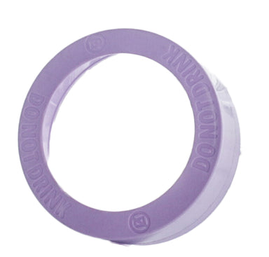 Front view of Toro 89-9752 purple cap cover for 570Z spray heads, showing snap-fit rim and full top surface used to identify reclaimed water installations.
