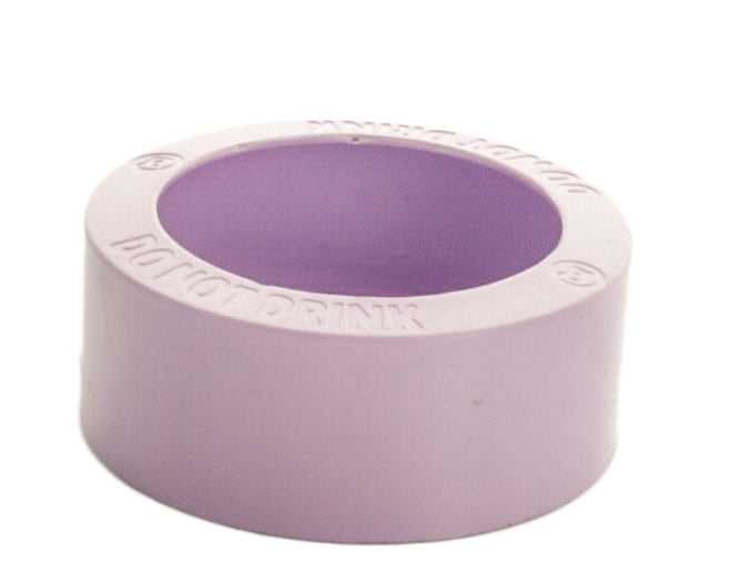 Multiple Toro 89-9752 purple cap covers laid out to show top and side profiles, illustrating snap-on installation and consistent color for code marking.