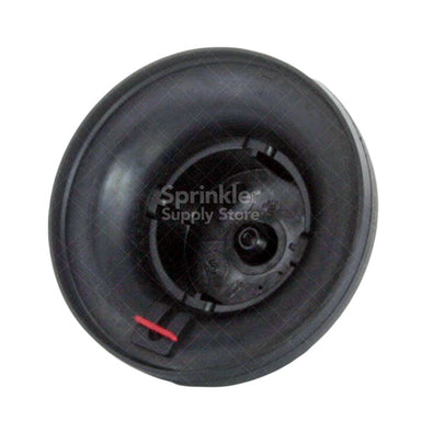 Toro 89-9861 diaphragm laid flat to show the rubber sealing surface and center aperture for Flo-Pro valve assembly.