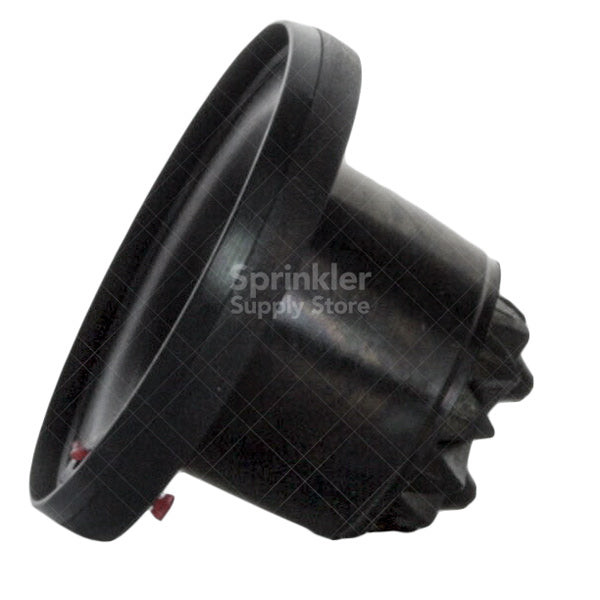 Side-angle view of Toro 89-9861 replacement diaphragm highlighting profile and mounting configuration for irrigation valves.