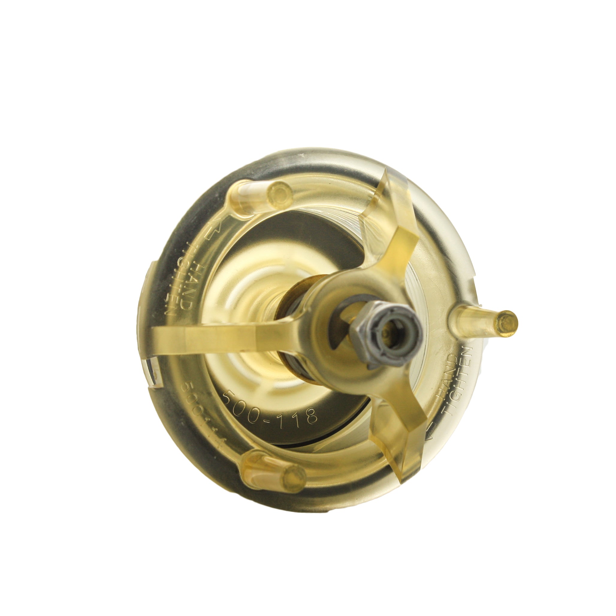 Angled view of Febco 905-212 bonnet and poppet assembly for 765 Pressure Vacuum Breaker, highlighting bonnet profile and threads.