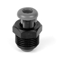 Rain Bird ARV050 1/2-inch air relief valve, compact rust-resistant plastic body with 1/2 in MPT threaded base, fits inside SEB 7XB emitter box for subsurface drip systems.