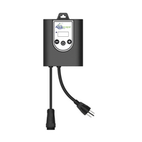 Illustration of AquaSurge pump connected to the Smart Control Receiver showing wireless control and easy flow adjustment via app.
