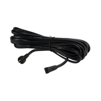 Coiled 25-foot Aquascape low-voltage extension cable with quick-connect fittings visible at both ends on white background