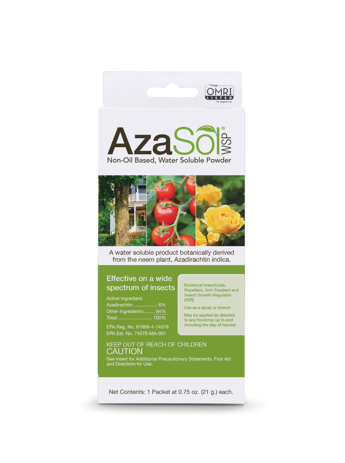 AzaSol WSP 0.75 oz - 6% Azadirachtin | Sprinkler Supply Store